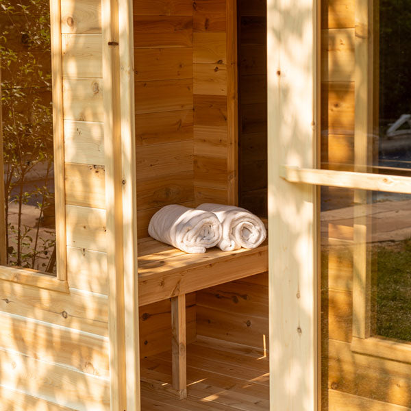 Electric CT Georgian Cabin Sauna with Changeroom
