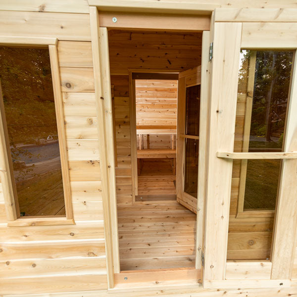 Electric CT Georgian Cabin Sauna with Changeroom