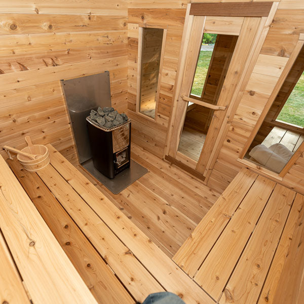 Electric CT Georgian Cabin Sauna with Changeroom