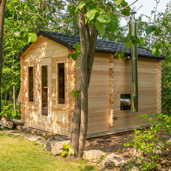 Electric CT Georgian Cabin Sauna with Changeroom